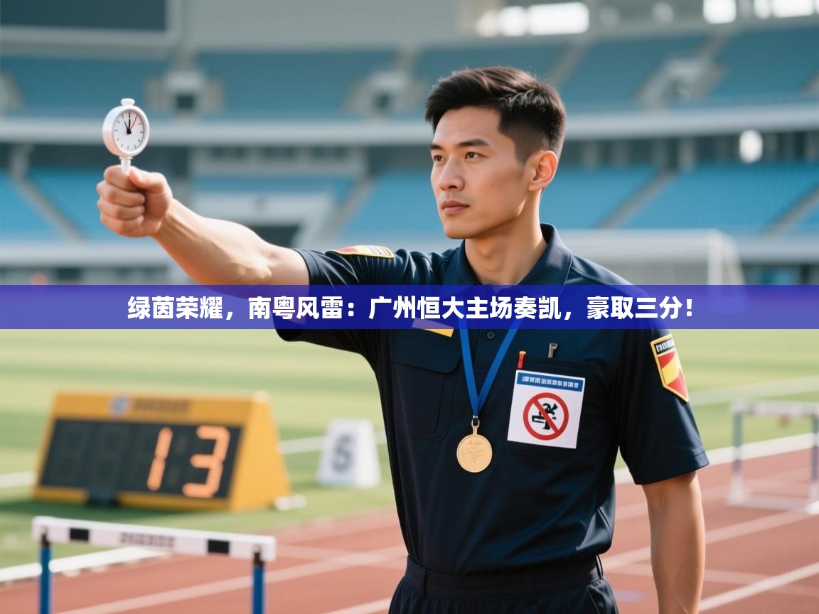 绿茵荣耀，南粤风雷：广州恒大主场奏凯，豪取三分！  第1张