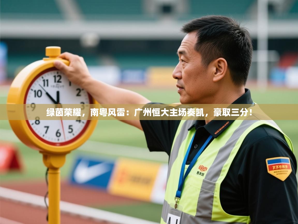绿茵荣耀，南粤风雷：广州恒大主场奏凯，豪取三分！  第2张